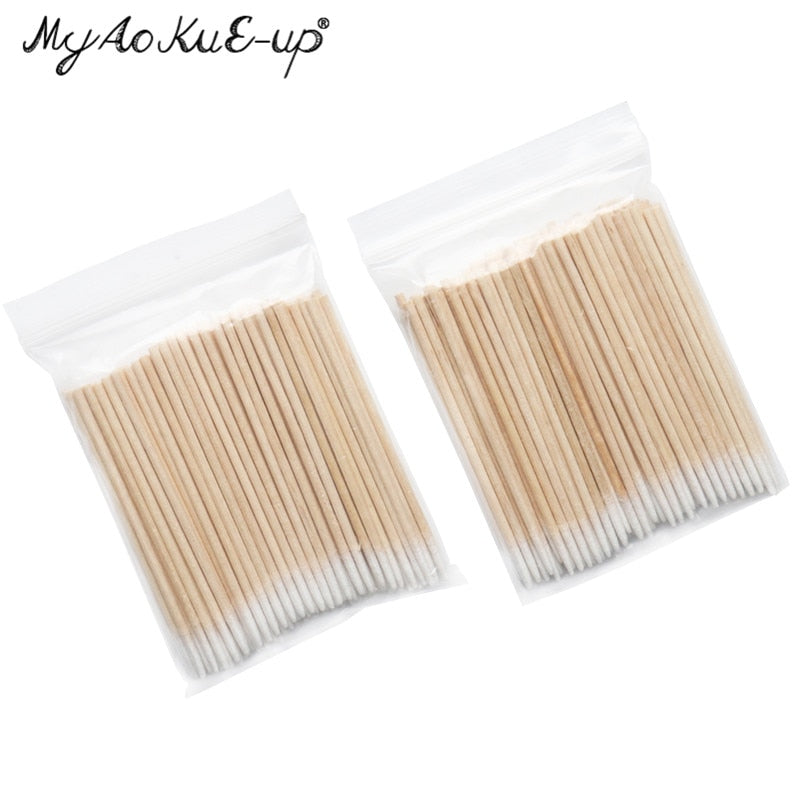 Disposable Cotton Swabs for Eyelash Extensions Disposable Cotton Swabs for Eyelash Extensions